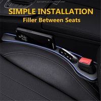 2PCS Car Seat Gap Filler Between Seats Crevice Decoration Interior Accessories For Honda Civic Accord 7 8 9 10 11 CRV Fit Jazz