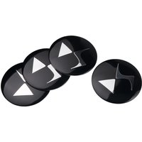 4Pcs 56MM Car Wheel Center Hub Caps Badge Sticker Cover For DS SPIRIT DS3 DS4 DS4S DS5 5LS DS6 Elysee Xsara DS2 RUBIS DS7 DS9