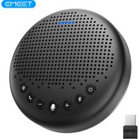 EMEET Wireless Conference Speaker With 3 Noise Cancelling Mics 360° Voice Pickup Portable Bluetooth Speakerphone for Meetings