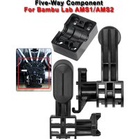 For Bambu Lab AMS1 AMS2 Five-Way Component Internal Hub Unit Wear Resistant Spring Push Rol For Bambulab AMS 3D Printer Parts