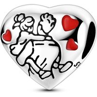 925 Sterling Silver Heart Charms Bead CZ Zircon Father is Hero Dangle Fit Original Bracelet DIY Women Jewelry