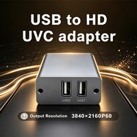 Pocket3 Action6 USB-Kamera zu HDMI-Konverter Broadcast-Konsole Outdoor-Streaming Bildungsübertragung Typ-C 3.0 UVC zu HD