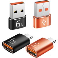 USB C to A and A to C Adapter SuperSpeed Data Fast Charging Compatible with Laptop PC Charger Phone OTG Converter