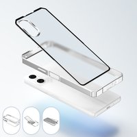 Push Pull Matte PC Hard Shockproof Phone Case For Sony Xperia 5 V 10 VI Bumper Back Cover