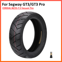 CORDIAL 80/55-7.5 Tubeless Tire for Segway GT3 Pro Electric Scooter 11 Inch Vacuum Outer Tyre Parts