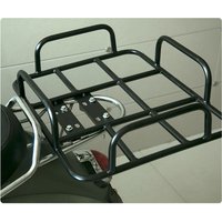 Electric Bike Rack Food Delivery Box Rack Rear Grille 80kg Loading Seamless Steel Tube Universal for Motorcycle Electric Bicycle