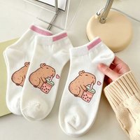 Capybara Kids Socks Girl Boy Breathable Cartoon Sock Cute Sock Combed Cotton Winter Hip Hop Harajuku Socks Kid Home Gift