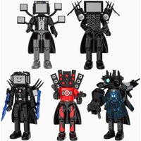 Big Size New Skibidi Toilet Box Building Blocks Large Titan Camera man Speakerman Mini Action Figure Toys
