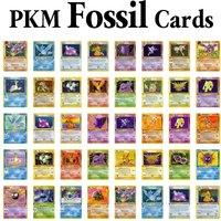 PKM Proxy Fossil Single Cards Gengar Raichu Magneton Zapdos Aerodactyl Articuno Dragonite Collection Battle Cards Toy Gift PTCG