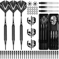 Cyeelife 16g Soft Tip Darts 3pcs Set with Box, 2BA Thread Plastic Tip Darts for Electronic Dartboard, Indoor Game Gift