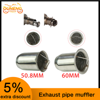 Universal 50.8mm 60mm Slip On Motorcycle Exhaust Exhaust Catalytic Escape Catalysts Silencieux Moto Muffler