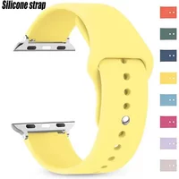 Straps For Apple Watch Band 44mm 40mm 45mm 41mm 49mm 46 42mm 38mm correa silicone bracelet iwatch series 10 7 8 se 3 6 9 ultra 2