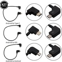 Data Cable For DJI Spark/MAVIC Pro/MAVIC Air /Mavic 2 /Mini SE Control Micro USB to Lighting/Type C/Micro line for IPhone /Pad