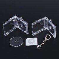 Mini NFC Functional CD Disc Case Key Chain Peripheral Album Key Holder For DIY Backpack Pendant