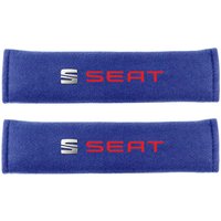 2Pcs for Seat Alhambra Ateca Leon 5F FR Tarraco Ibiza 6P Cupra Car Seatbelt Shoulder Pad Driving Seat Belt Vehicle Pad Auto