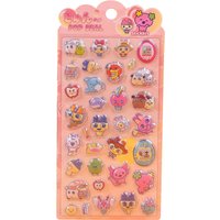 3D Relief Hollow Non solid Stickers - Cute Cartoon Anime Decals Waterproof for Kids Laptop Decor & Anime Fans Gift Presents