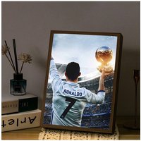 C-Cristiano R-Ronaldo CR7 Self-adhesive Art Poster Whitepaper Prints Posters Artwork Aesthetic Art Wall Painting