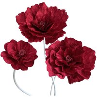 30-60cm Artificial Peony Flower Large Party Supplies Simulated Velvet Peony DIY Accessories Window Display Wedding Fake Flower