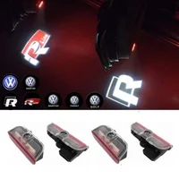 2/4P LED Auto-Türlogo-Projektor-Licht Zubehör für VW R Golf 5 6 7 GTI GTD GTE Touareg CC Passat B6 B7 B8 B9 C6 C7 C8 Tiguan