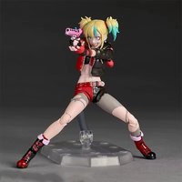2026 New Hot In Stock Kaiyodo Harley Quinn Movability Model Toys Revoltech AMAZING YAMAGUCHI Suicide Squad The Clown's Girl