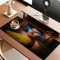 C-Charlie Kirk FUNNY MEME Mouse Pad For Office Gaming And Keyboards Non-Slip Large Waterproof