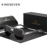 KINGSEVEN 2024 Brand New Design Sunglasses For Men Polarized Gradient Sun Glasses Women Eyewear Square Retro Eyewear Okulary