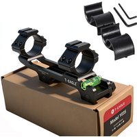 25.4mm/30mm QD Scope Mount Dual Ring Tactical Sight Mounting Base with Bubble Level Bracket for Picatinny Rail Mount AR15