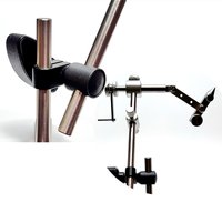 Tool accessories for bait making, fly vise angle converter for making fly bait tools