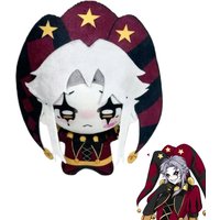 Game The Freak Circus Pierrot Cosplay Doll Plush Stuffed Cartoon Figure Dolls Soft Room Decoration Halloween Prop