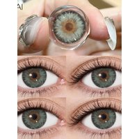 UYAAI Color Contact Lenses Natural Contact Lens NEW Siri Series Makeup Colored Pupils Cosmetics Beauty Green Lenses Blue Pupils
