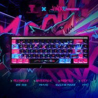Jinx keycaps mechanical keyboard nuclear power original factory side pass through adapter 60/68/75