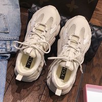 Black Platform Sneakers Women's Shoes Casual Lace-up Platform Shoes Women Beige Sneakers Leather Vulcanized Shoes Zapatillas