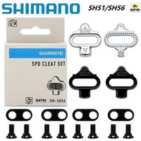 AliExpress Shimano SPD SM SH51 SH56 Stollen MTB Bike Release Multi-Release Pedal Stollen w/Cleat Mutter Platten Float berg Paar cleat