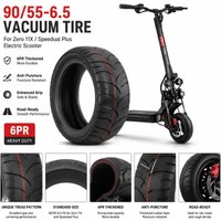 90/55-6.5 Highway-Vakuumreifen geeignet für Dualtron/Zero 11X/Speedual Plus/Kaabo Elektroroller 6PR dicker pannensicherer Reifen