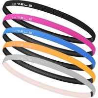 AliExpress NONE 2PCS Sport Headband Anti-slip Cycling Hairband Elastic Silicone Headband for Fitness Gym Outdoor Women Men Lightweight Sweatband