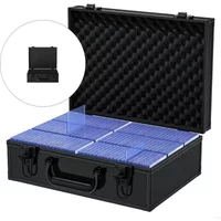 PSA Card Storage Box Organizer Graded Card Case Versatile with EVA Foam Protection Deck Box for TCG PSA CCG BGS Sports Card