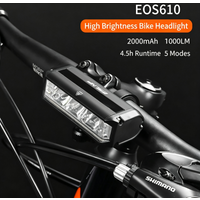 AliExpress ESLNF Night Riding Bicycle Front Lamp 1000LM 3 LEDs USB Rechargeable Waterproof Aluminum Alloy 2000mAh MTB Road Headlight