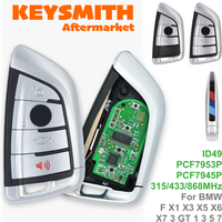 KEYSMITH ID49 Smart Remote Car Key CAS4+ FEM System 315/433/868MHz Keyless Go Fob For BMW 1 3 5 7 F Series X1 X3 X5 X6 X7 3 GT