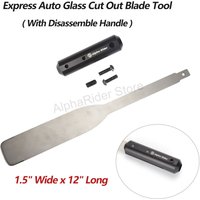 New Windshield Removal Tool / Express Auto Glass Cut Out Blade Tool with Handle 1.5" Wide x 12" Long