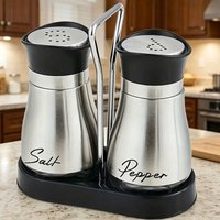 Seasoning Shaker Glass Bottles Spices Storage Barbecue Condiment Jar Salt Pepper Boxes for Kitchen Gadget Tools Organizer