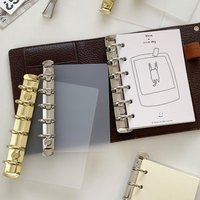 Metal Side Insert Loose-Leaf Binders Inner Page Storage Secondary Clips Handmade Partition Board Pad Clips M5/A7 Book Rings