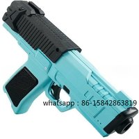2026 New MK3 Manual Elastic Launch Model, Nylon Metal Structure Blue Bird Style Soft Bullet Play Model for Kids