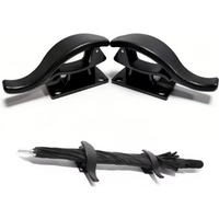 2Pcs Car Seat Back Hook Multi-purpose Trunk Umbrella Mount Holder CarUmbrella Storage Organizer Holders Universal CarAccessory