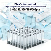 100-500pcs Empty 3ml Cartridges Individual Sealed Packaging Cassette Bottle for Aesthetics Disposable Insulin Bottle
