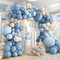White Green Blue 101PCS Balloons Different Sizes Arch Balloon Set for Thanksgiving Birthday Parties Christmas Valentine's Day
