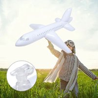 100cm Inflatable Airplane Float Airplane Ball with Inflatable Tube for Outdoor Swimming Outdoor Inflatable Toy For Kids