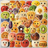60pcs Abstract Food Meme Retro Ins Graffiti Stickers for Phone Case Laptop Notebook Suitcase Skateboard DIY Aesthetic Stickers