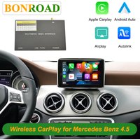 Bonroad Wireless CarPlay For Mercedes Benz Android Auto Mirror Link AirPlay Function Models A B C E CLA GLA GLK ML NTG4.5 Module