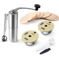 60/180/200/220ML Stainless Steel Reusable Capsule Pod For Bosch Tassimo Coffee Machine Espresso Coffee Maker Accessories Filters