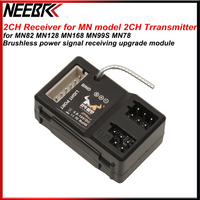 2CH 2.4G Receiver With Linkage light group for MN 2 Channel Transmitter 1/12 MN Model MN82 MN78 MN99S MN128 MN168 RC Crawler Car